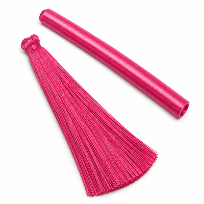 Borla Seda Fucsia Nº4 (Unidad)