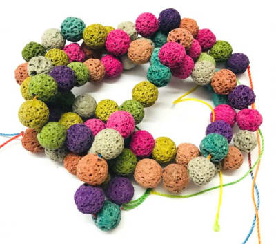 Magma Natural Redondo 10mm Multicolor (Tira)