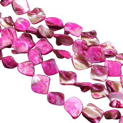 Madre Perla Nugget Fucsia (Tira)