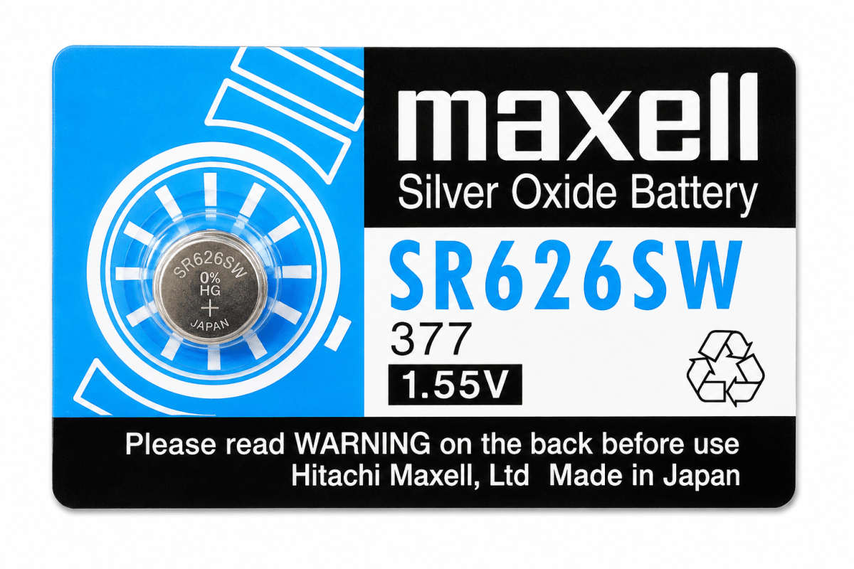Pila Maxell SR626SW (Unidad) | Mundo del Joyero