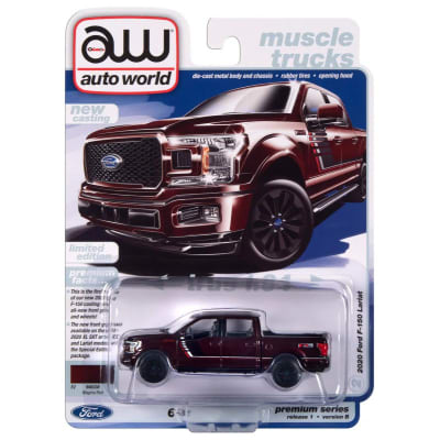 Ford F-150 Lariat 2020 Magma Red Muscle Trucks - Auto World1