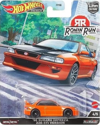 Subaru Impreza '98 22B-STI Version Ronin Run Car Culture 4/5 - Hot Wheels Premium1