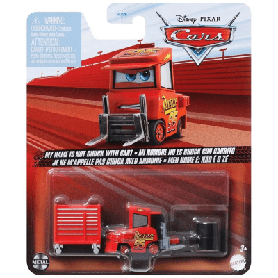Mi Nombre no es Chuk con Carrito - Cars Disney Pixars1