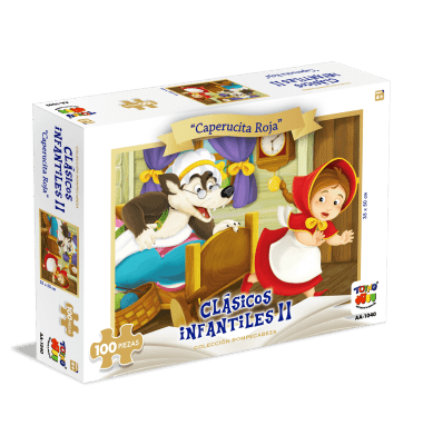 Puzzle 100 Piezas Caperucita Roja Clasicos Infantiles #2 - Toyng1