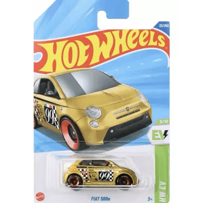 Fiat 500e HW EV 3/10 - Hot Wheels Basico1