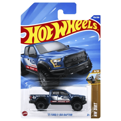 Ford F-150 Raptor '17 HW Dirt 9/10 - Hot Wheels Basico1
