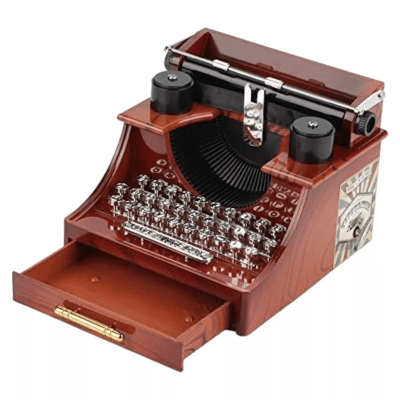 Caja Musical Maquina De Escribir - Generico1