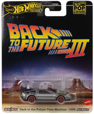 Time Machine 1955 Back to the Future III Pop Culture - Hot Wheels Premium1