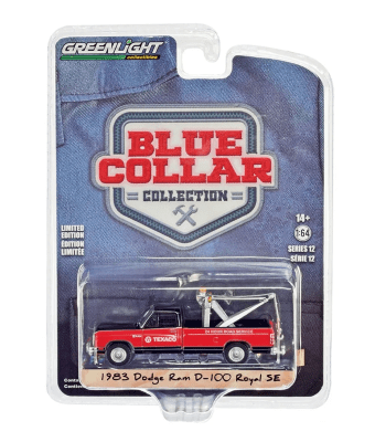 Dodge Ram D-100 Royal SE 1983 Blue Collar Collection 12 - Greenlight1
