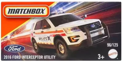 Ford Interceptor Utility '16 Caja Basico - Matchbox1