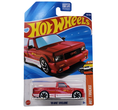 GMC Syclone '91 Rojo Hot Trucks 8/10 - Hot Wheels Basico1