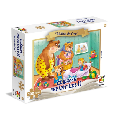 Ricitos De Oro Clásicos Infantiles II 100 Pzs - Toyng1