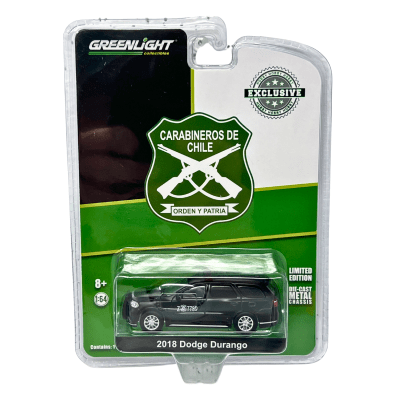 Chevrolet Durango 2018 Carabineros de Chile Exclusive 1:64 - Greenlight2