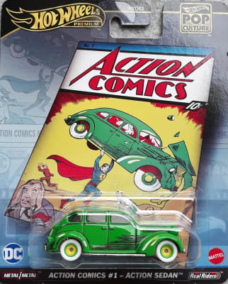 Super Man Action Comic #1 Action Sedan/Berline Pop Culture - Hot Wheels Premium1