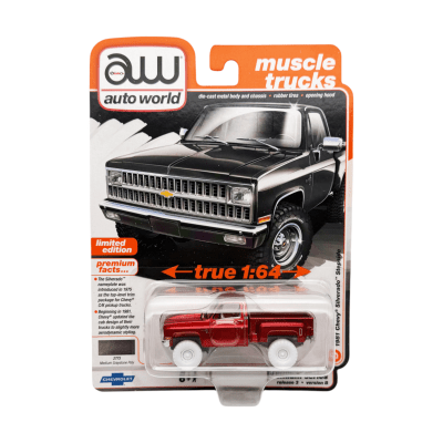 CHASE Chevy Silverado Stepside 1981 Limited Edition Muscle Trucks - Auto World1