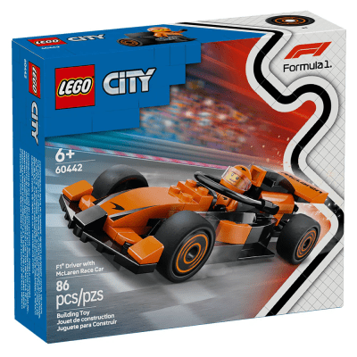 F1 Driver With McLaren Race Car City 86 Pcs - Lego1