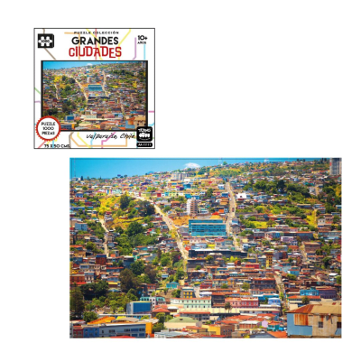 Valparaiso, Chile Grandes Ciudades Puzzle 1000 Pzs - Toyng1
