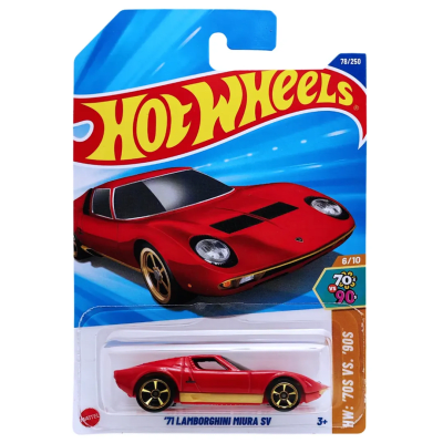 Lambotguini Miura SV '71 HW '70S vs '90S - Hot Wheels Basico1