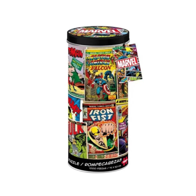 Marvel Avengers Puzzle 1000 Pcs Tubo Metálico - Toyng1