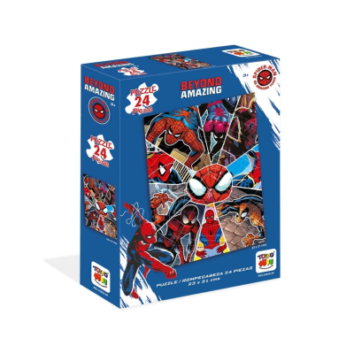 Spider Man Puzzle 60 Amazing Years 24 Pzs - Toyng1