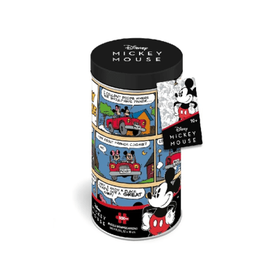 Mickey Y Minnie Auto Vintage Puzzle 500 Pzs Tubo Metálico - Toyng1