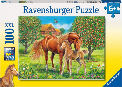 Puzzle 100 Piezas Caballos XXL- Ravensburger1