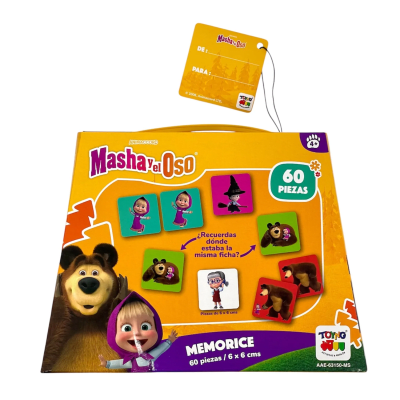 Masha Y El Oso Memorice 60 Pzs - Toyng1