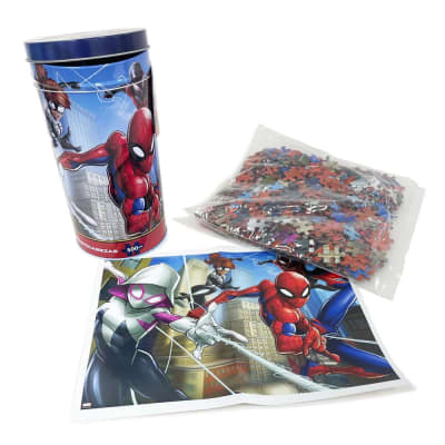 Puzzle 500 Piezas Spider Man Tubo Metálico - Toyng1