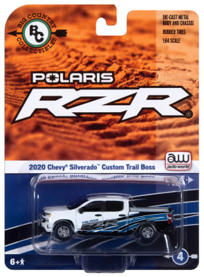 Chevy Silverado 2020 Custom trail Boss Polaris RZR Big Country Collectibles #4 - Auto World1