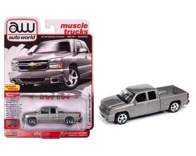 Chevy Silverado SS 2006 Silver Birch Metallic Muscle Trucks - Auto World1