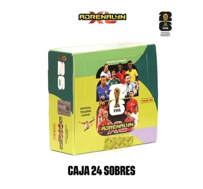 Caja 24 Sobre de Cartas Adrenalyn XL Mundial 2026 - Panini1