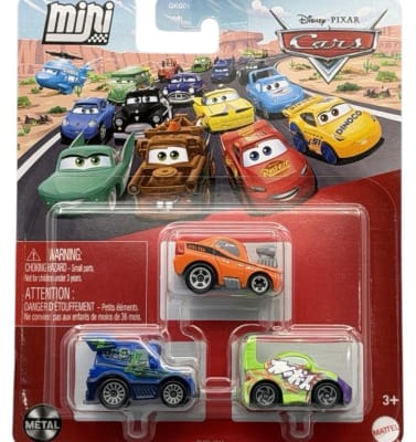 DJ, Snot Rod & Wingo Mini - Cars Disney Pixar1