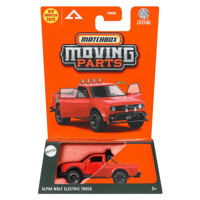 Alpha Wolf Electric Truck Moving Parts - Matchbox1