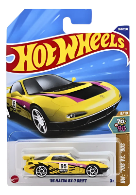 Mazda RX-7 Drift '95 HW '70S vs '90S - Hot Wheels Basico1