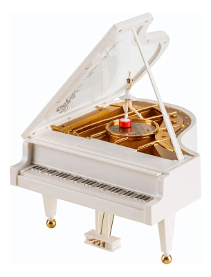 Caja Musical Piano Con Bailarina - Generico1