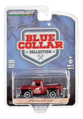 Ford F-100 1956 Blue Collar Collection 12 - Greenlight1