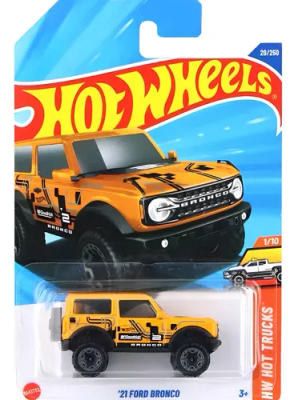 Ford Bronco '21 HW Hot Trucks 1/10 - Hot Wheels Basico1
