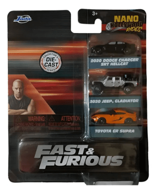 Pack Nano Hollywood Rides Fast & Furious 1:87 - Jada1