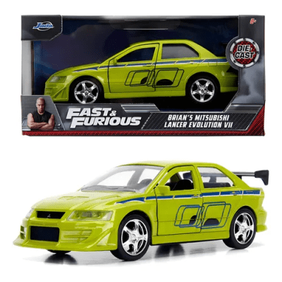 Mitsubishi Lancer Lancer Evolution VII De Brian Fast & Furious 1:32 - Jada1