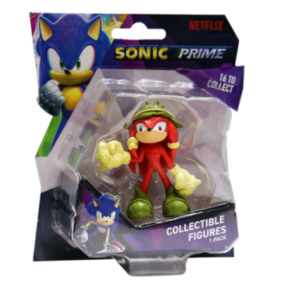 Mini Figura Gnarly Knuckles Sonic Prime - Ansaldo1