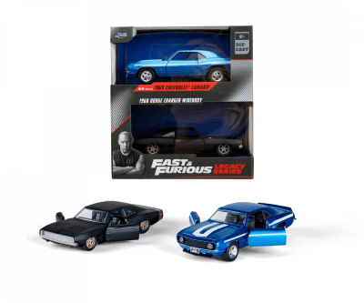 Chevrolet Camaro 1969 & Dodge Charger Widebody 1968 Legacy Series Fast & Furious 1:32 - Jada1