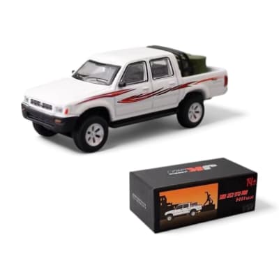Toyota Hilux 1993 White 1:64 - JKM1