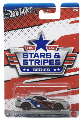 Dodge Challenger SRT Demon 2018 Stars & Stripes - Hotwheels1