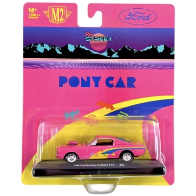 Ford Mustang Fastback 2+2 1966 Pony Car Auto Drivers S07 - M2 Machines1