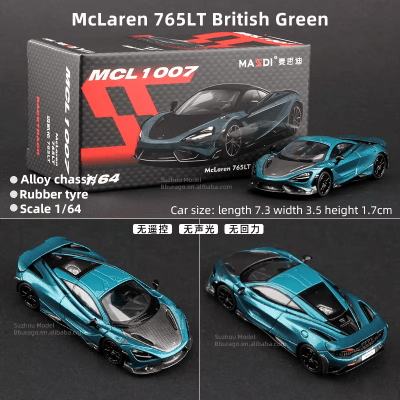 McLaren Senna 765LT British Green MCL1 007 - Massdi1