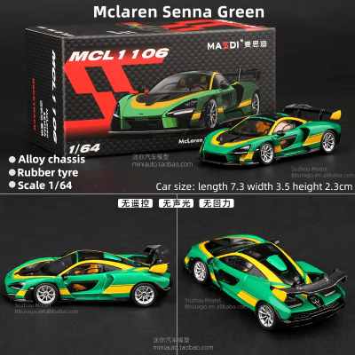 McLaren Senna Green/Yellow MCL1 106- Massdi1