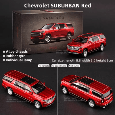 Chevrolet Suburvan Red CVL1 205 - Massdi1