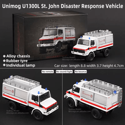 Camion de Emergencias Unimog U1300L ST. Johanniter Katastrophenschutz TJ1 019 - Massdi1