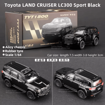 Toyota Land Cruiser LC300 Sport Black TYT1 502 - Massdi1