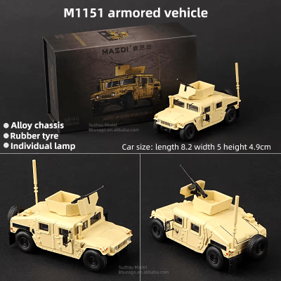 Militar M1511 Armored Vehicle Yellow TJ1 001 - Massdi1